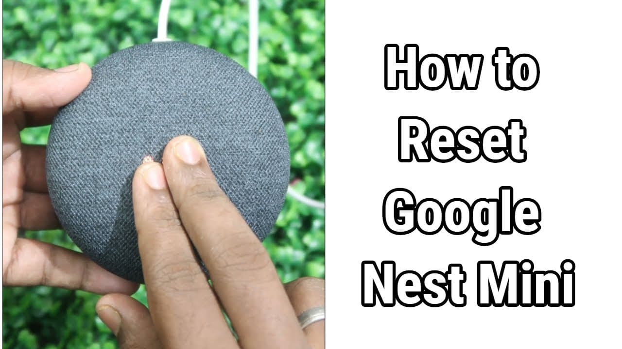 Thumbnail do vídeo How to reset Google Nest Mini - #Shorts