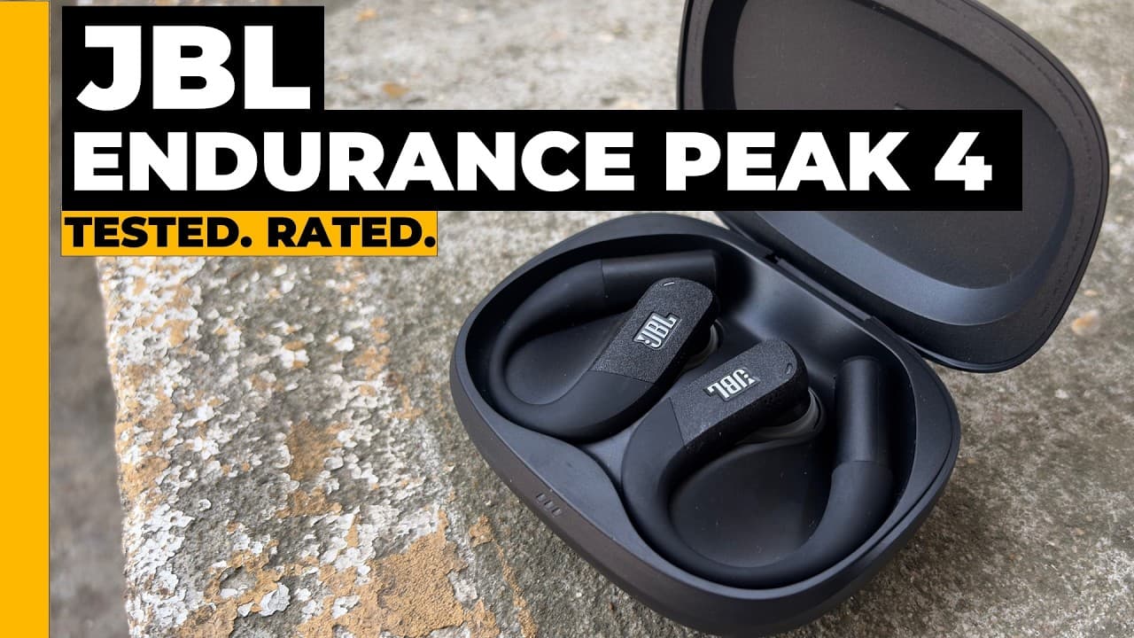 Thumbnail do vídeo JBL Endurance Peak 4 Review: Best earbuds with ear hooks for runners?
