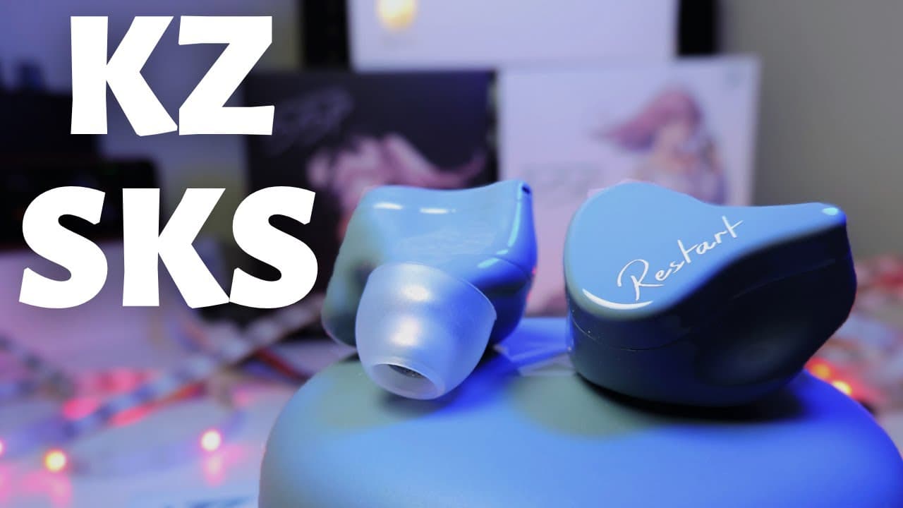 Thumbnail do vídeo Review KZ SKS - O melhor TWS da KZ? [Review #28]