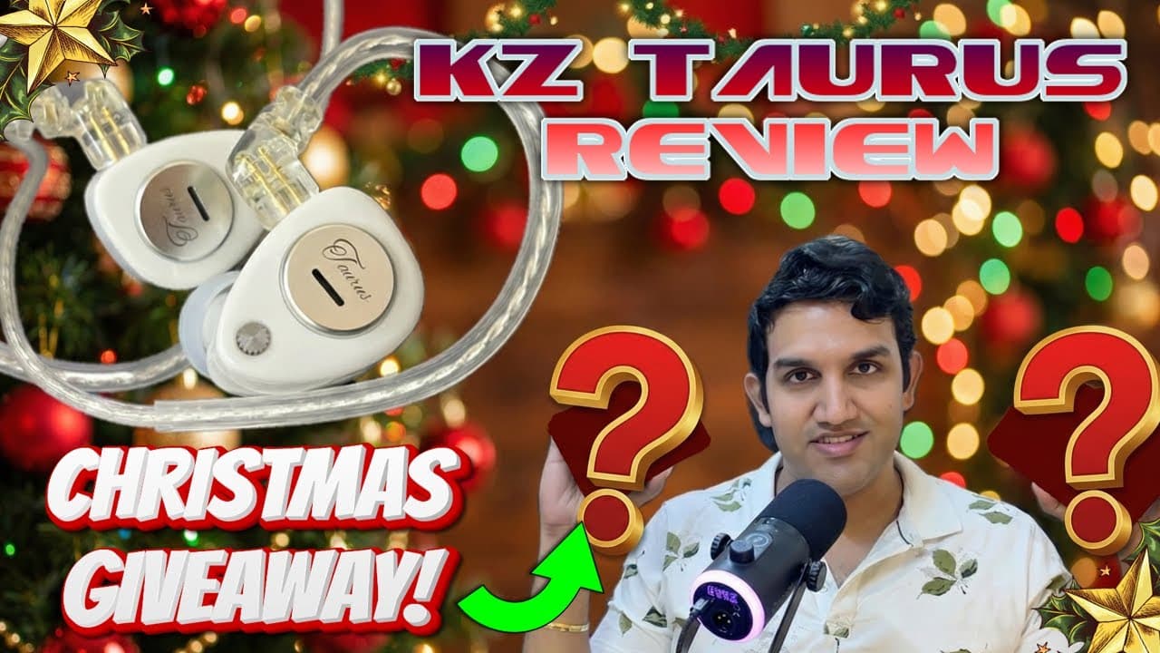Thumbnail do vídeo KZ Taurus Review & CHRISTMAS GIVEAWAY SPECIAL! 🎄