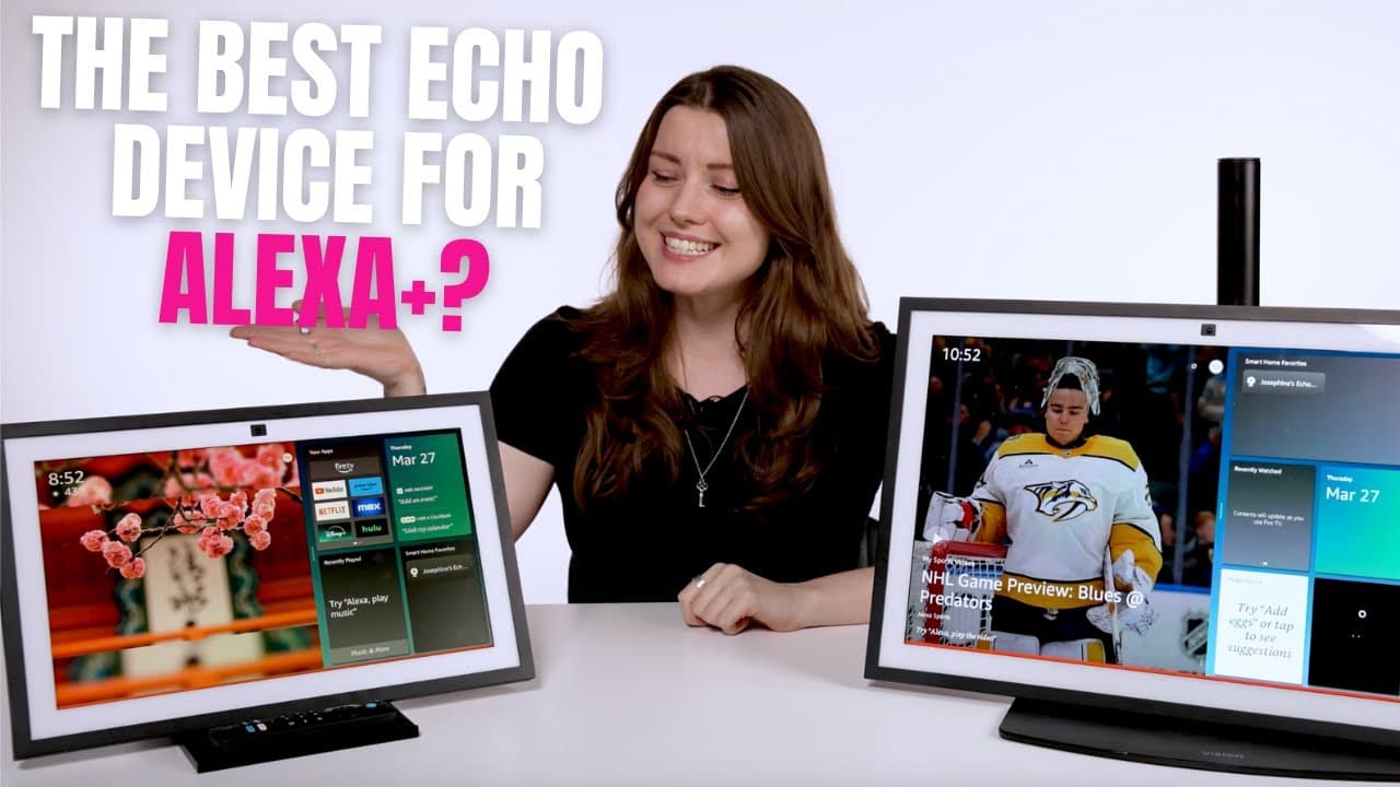 Thumbnail do vídeo Amazon Echo Show 15 and 21 review: the best way to access new Alexa+ features
