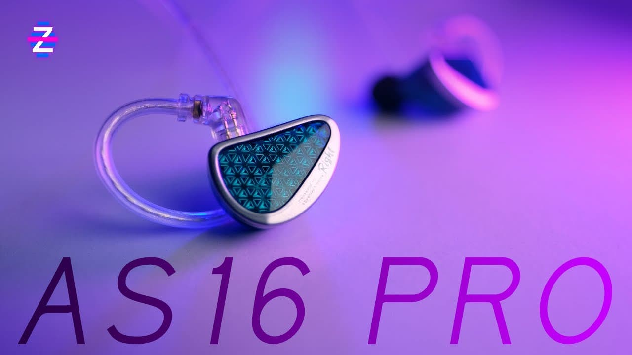 Thumbnail do vídeo KZ AS16 Pro Review: First Time I Saw KZ Doing THIS! ( vs AS16 )