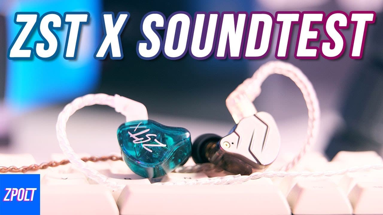 Thumbnail do vídeo KZ ZST X Soundtest vs KZ ZSN Pro - $20 KZ Face Off