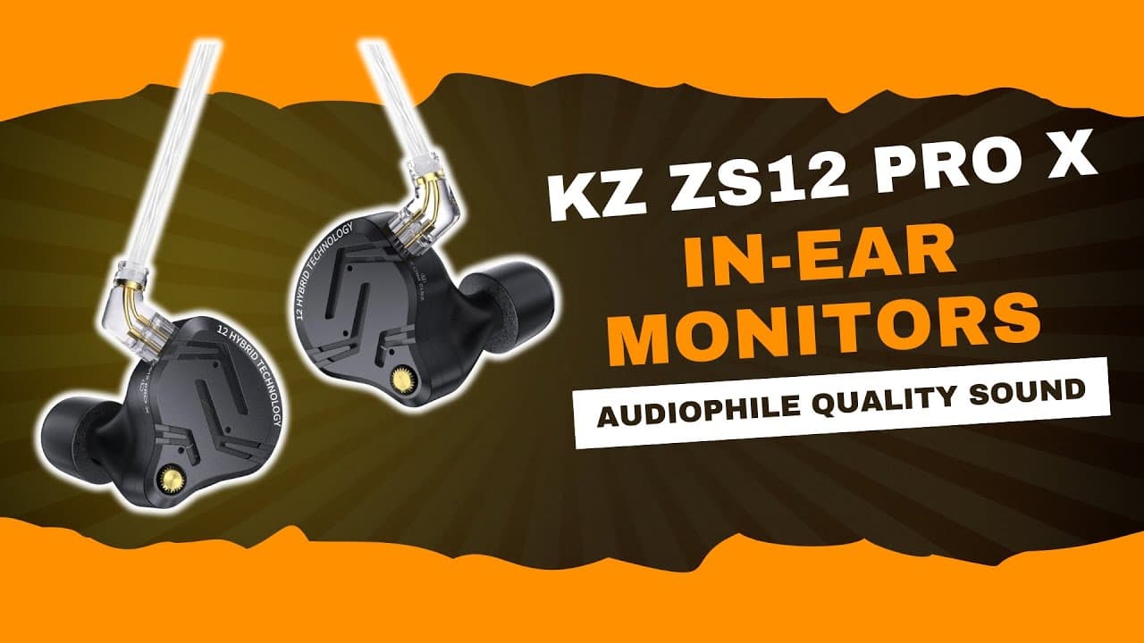 Thumbnail do vídeo Audiophile's DREAM Come True! KZ ZS12 PRO X In Ear Monitors