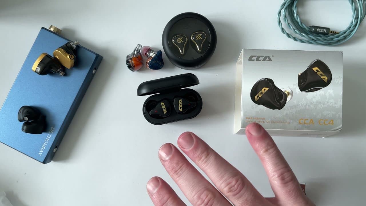 Thumbnail do vídeo CCA CC4 TWS Earbuds Review & Comparison to the KZ SK10 Wireless Earbuds!