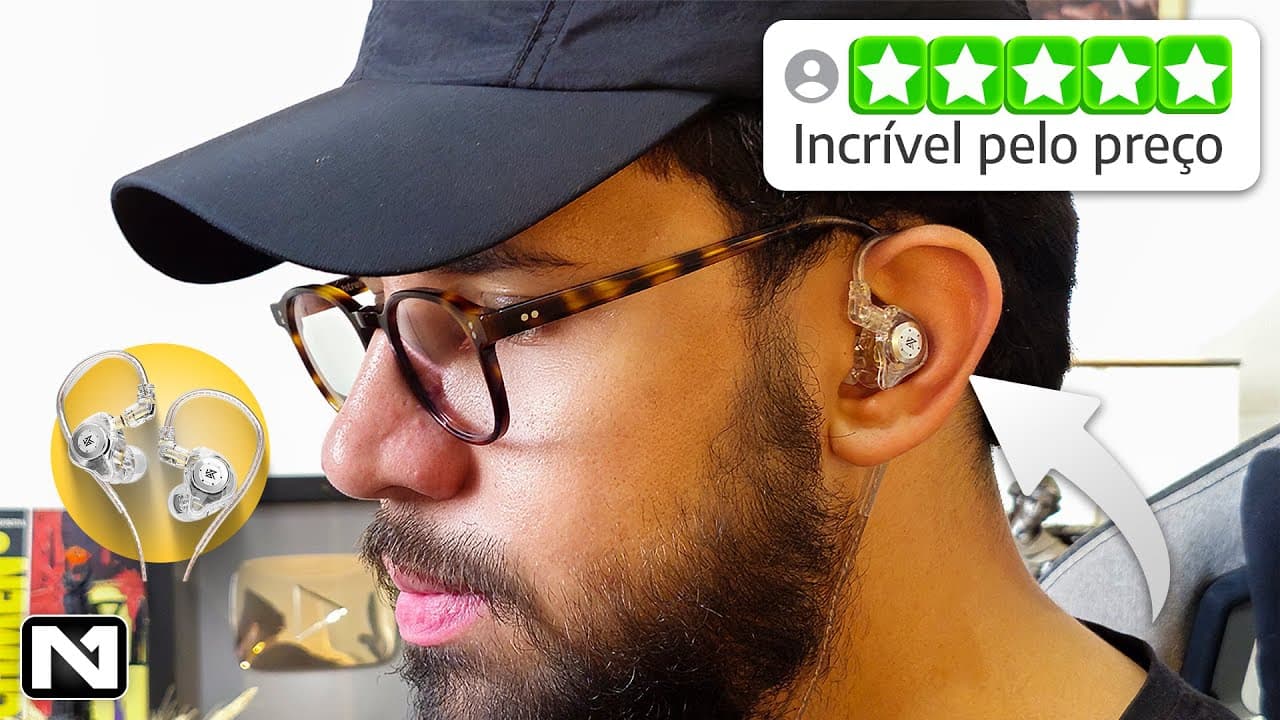 Thumbnail do vídeo Fone KZ EDX Pro é tudo isso mesmo? Vale a pena pelo custo-benefício?