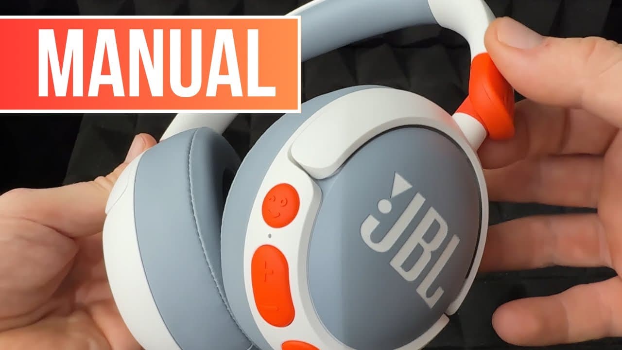 Thumbnail do vídeo JBL Junior N470NC Headphones Set Up Guide | Manual
