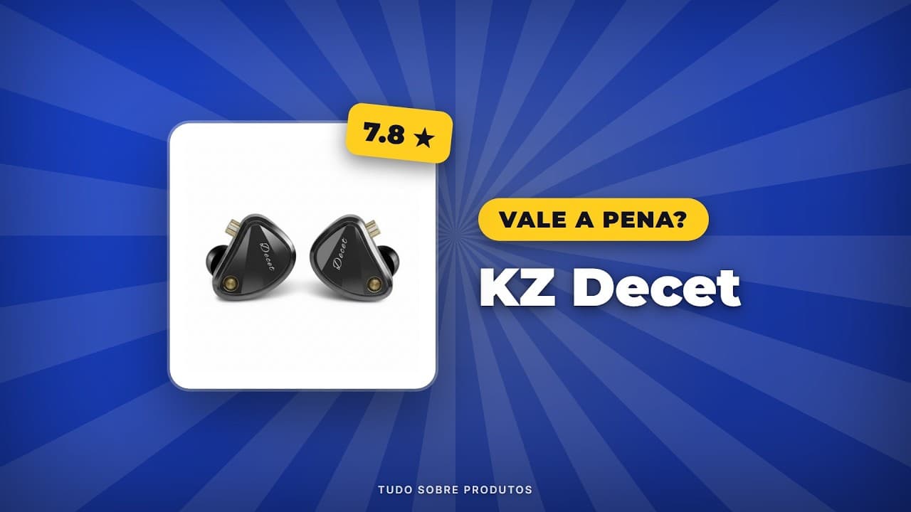 Capa do vídeo oficial: KZ Decet: Análise COMPLETA em 2026! Vale a pena?