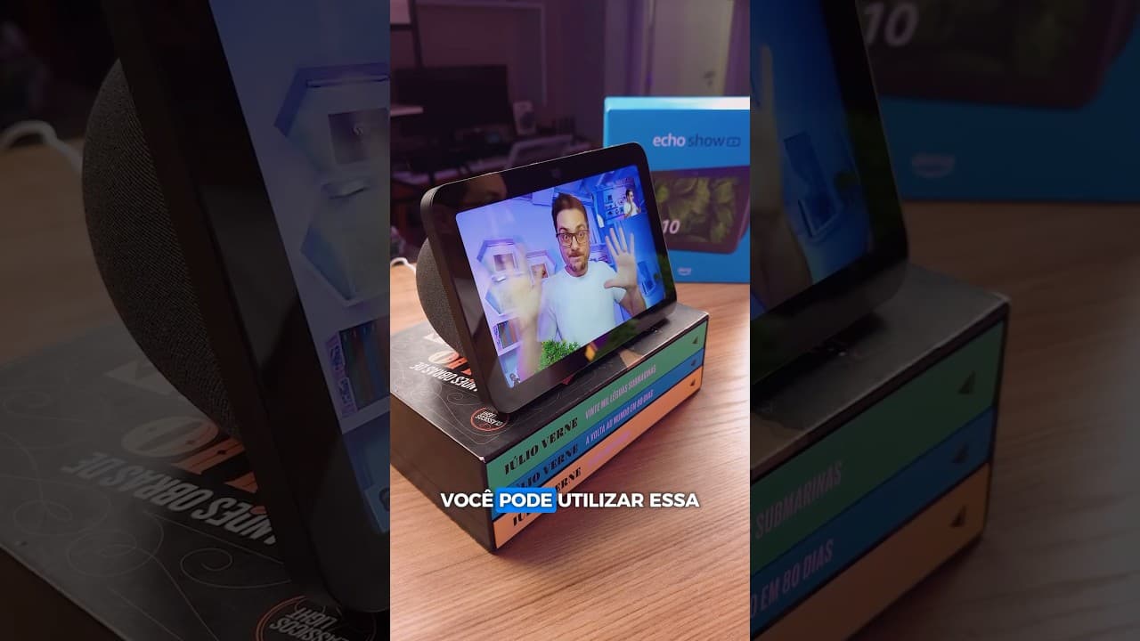 Thumbnail do vídeo Essa é a Echo Show 8 de 3ª geração, curtiram?! Link na descrição!! #Alexa #EchoShow #Amazon
