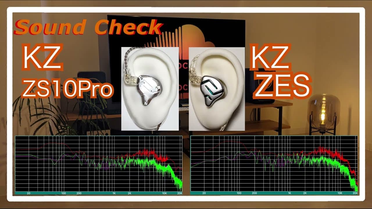 Thumbnail do vídeo KZ ZS10Pro vs KZ ZES [ IEMs Chinese In-Ear headphones Sound Comparison 中華イヤホン音比較]