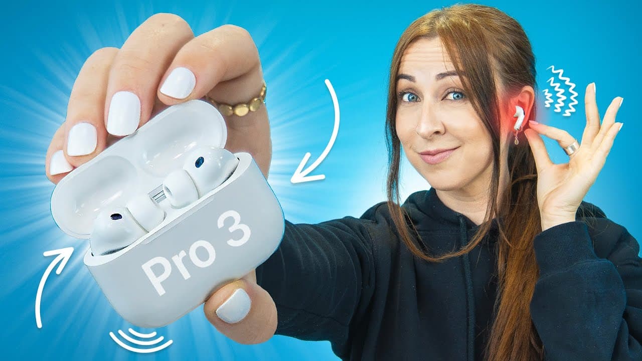 Thumbnail do vídeo AirPods Pro 3 - Tips Tricks & Hidden Features!