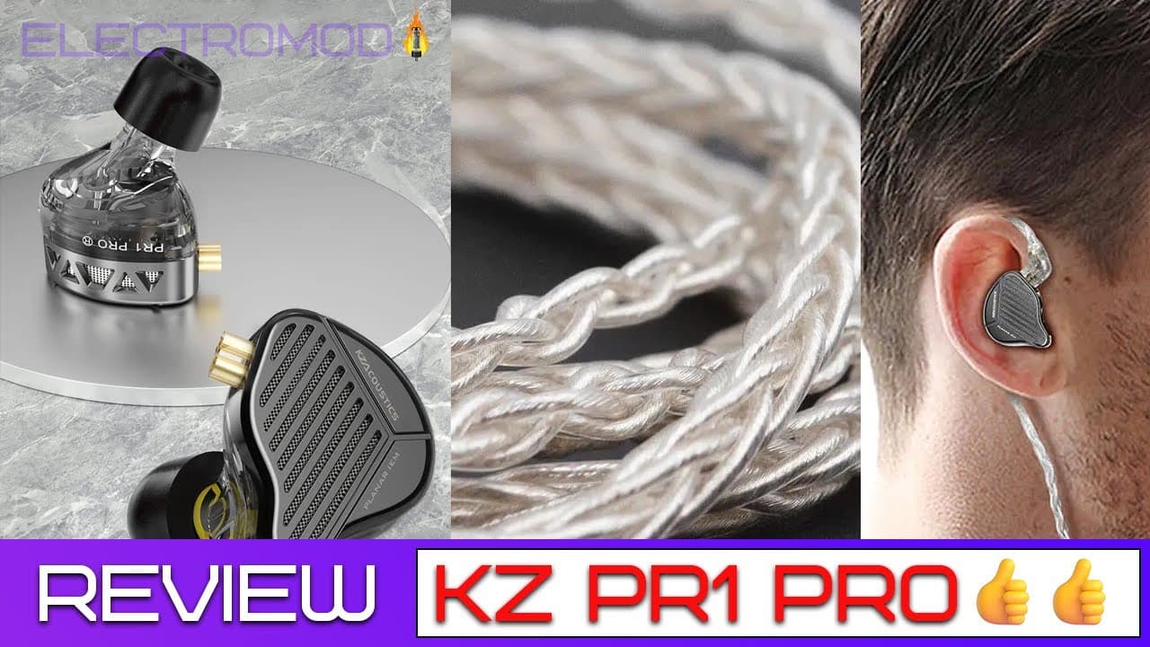 Thumbnail do vídeo KZ PR1 PRO - I know what a planar is now and I like it!