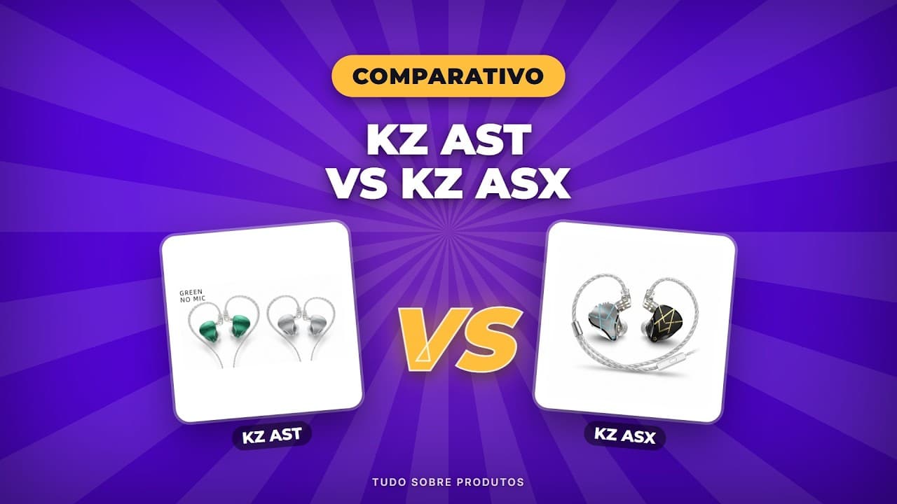 Capa do vídeo oficial: KZ AST x KZ ASX: Qual IEM é o Melhor Pra Você em 2026?