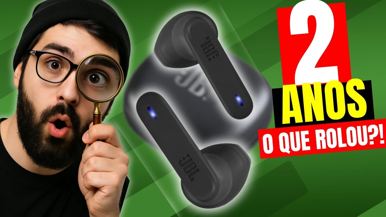 Thumbnail do vídeo JBL Wave Flex: A VERDADE depois de 2 ANOS de uso intenso!