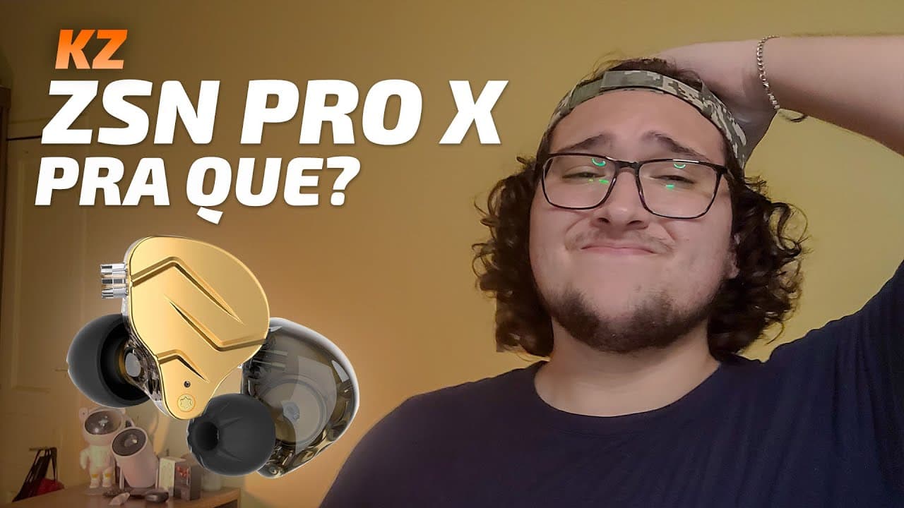 Thumbnail do vídeo MUDOU ALGUMA COISA? - KZ ZSN Pro X