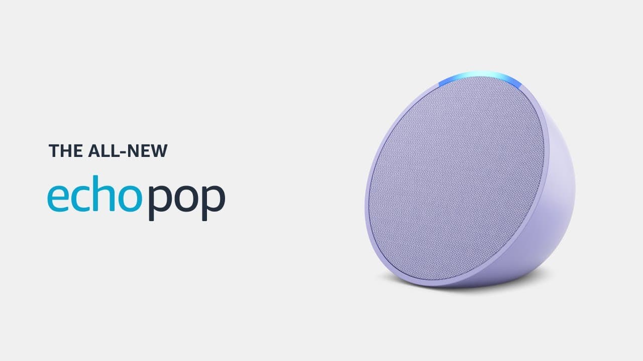 Thumbnail do vídeo Introducing Echo Pop | Amazon Alexa