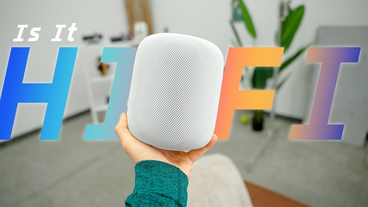 Thumbnail do vídeo Is the Homepod For Audiophiles!? Is it HIFI?