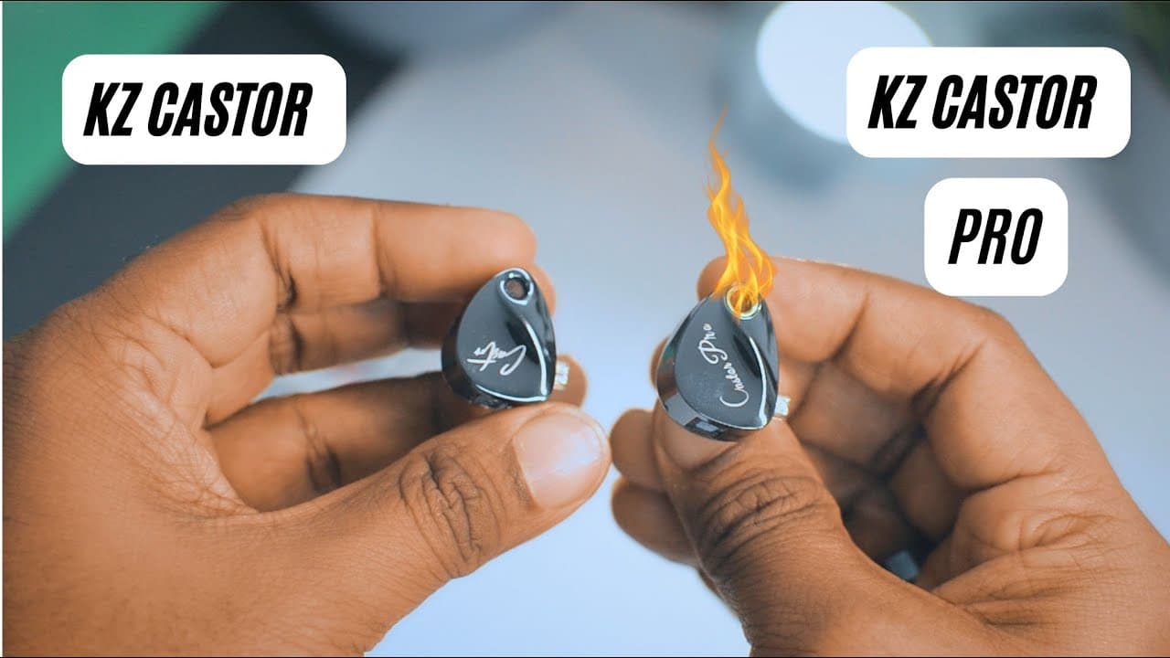 Thumbnail do vídeo Kz castor PRO vs kz castor | BASS edition explained