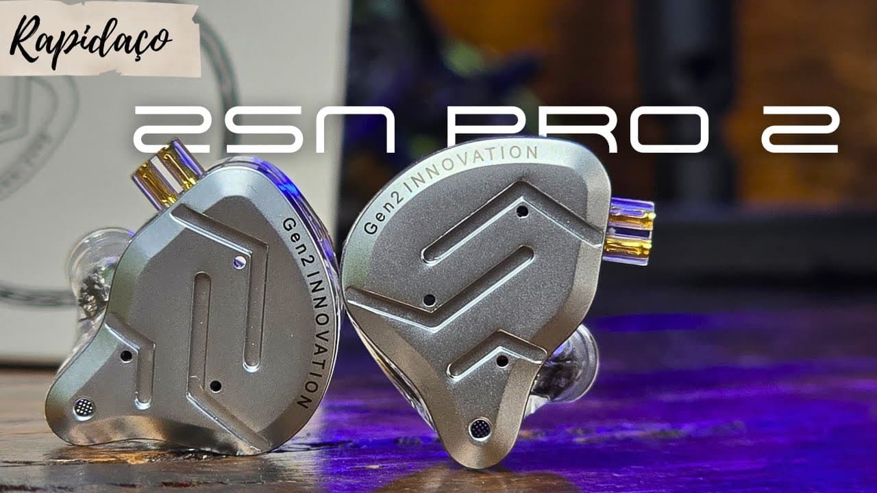 Thumbnail do vídeo [Áudio] KZ ZSN Pro 2 - Review Rapidaço