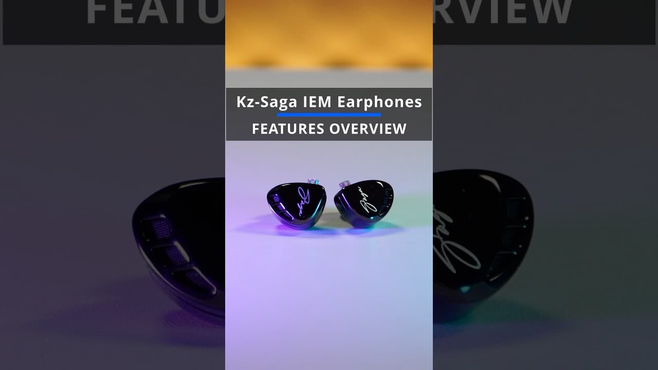 Thumbnail do vídeo Kz Saga IEM Features overview!