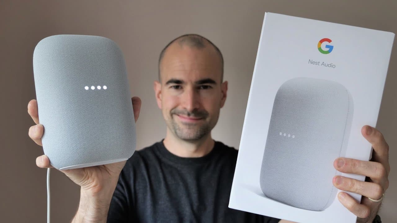 Thumbnail do vídeo Google Nest Audio | Setup & Review | Best smart speaker for music?