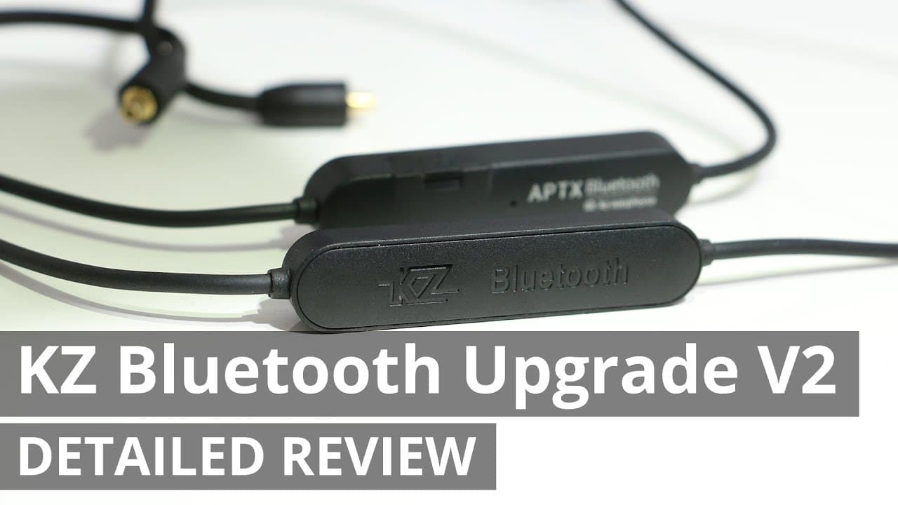 Thumbnail do vídeo NEW KZ Bluetooth Upgrade Cable - Bluetooth module with aptX support