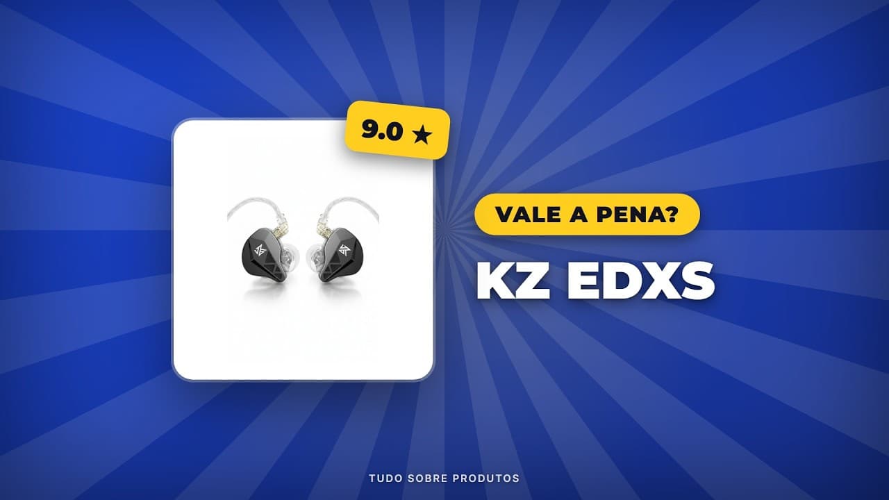 Capa do vídeo oficial: KZ EDXS: O Fone Barato QUE SURPREENDE EM 2026? #ReviewCompleto