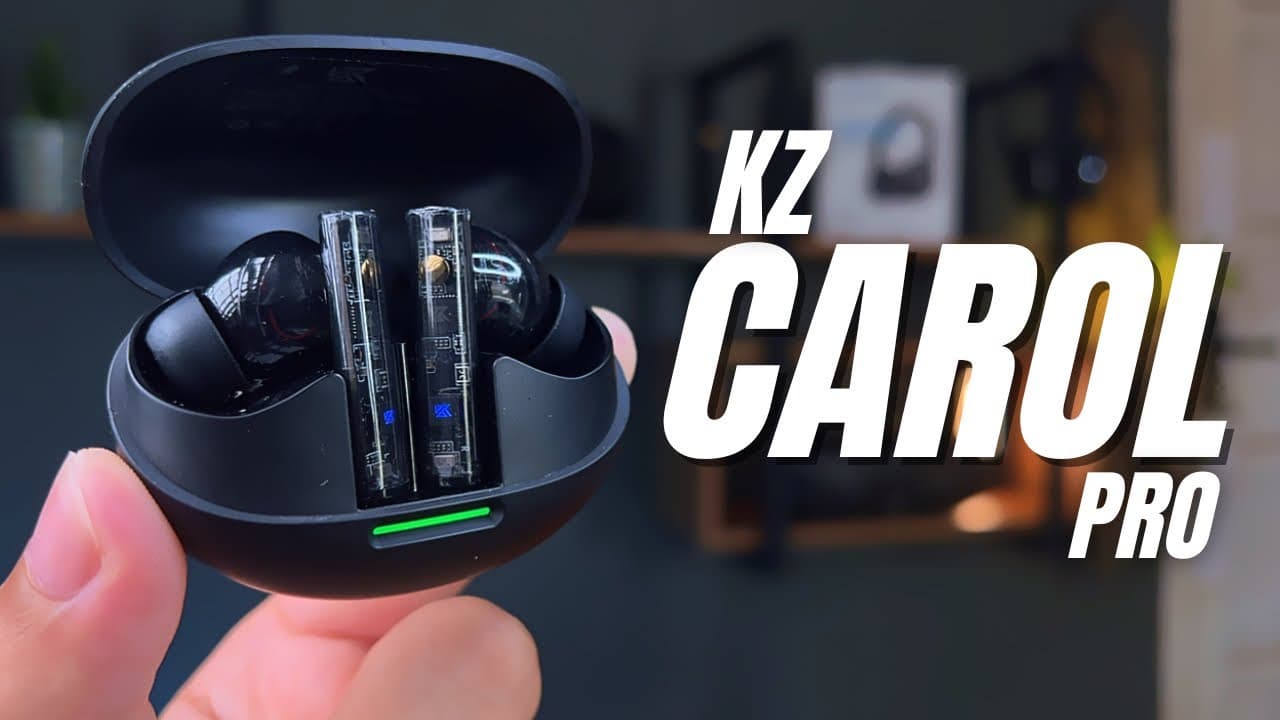 Thumbnail do vídeo KZ Carol PRO: Fone Bluetooth BARATO com um BOM som MAS… Não Recomendo!
