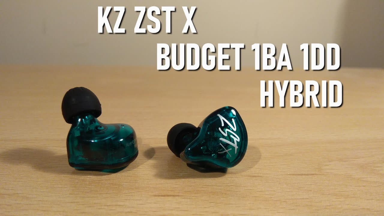 Thumbnail do vídeo KZ ZST X Review - Revised Budget Hybrid Earphone 1DD and 1BA