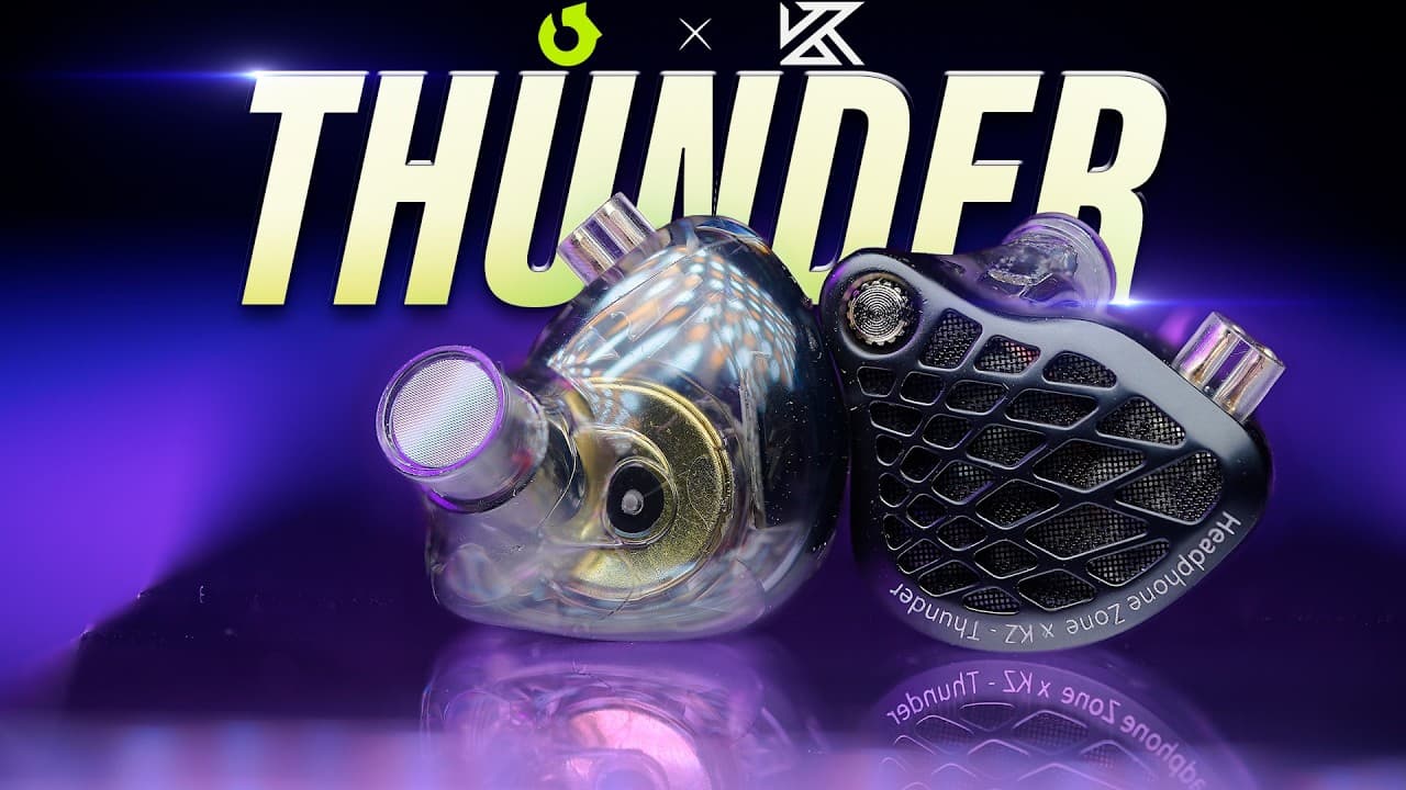 Thumbnail do vídeo Headphone Zone X KZ Thunder:ULTIMATE REVIEW // The New V-Sound Signature Champ?