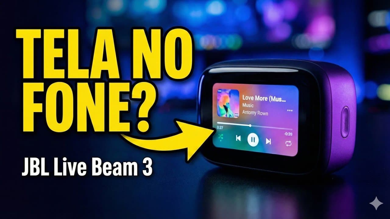 Thumbnail do vídeo JBL Live Beam 3 Review – Surpreendeu!