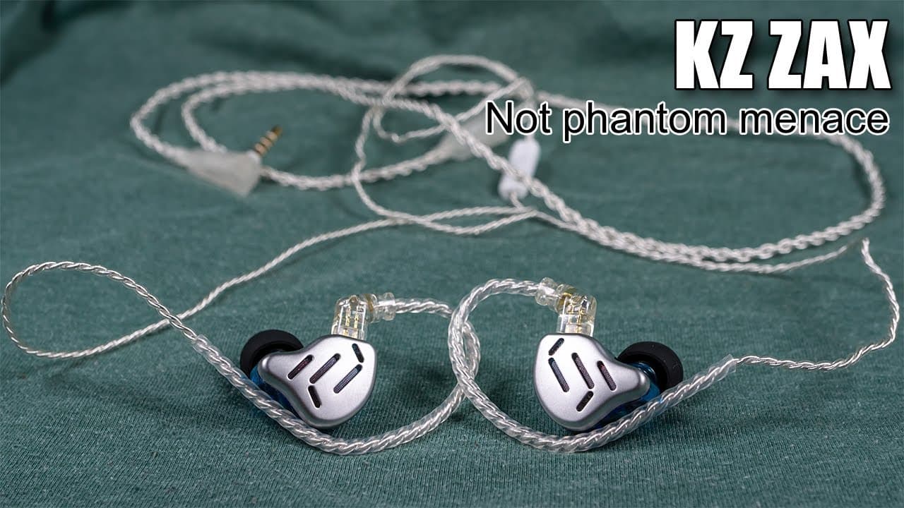 Thumbnail do vídeo KZ ZAX hybrid earphones review