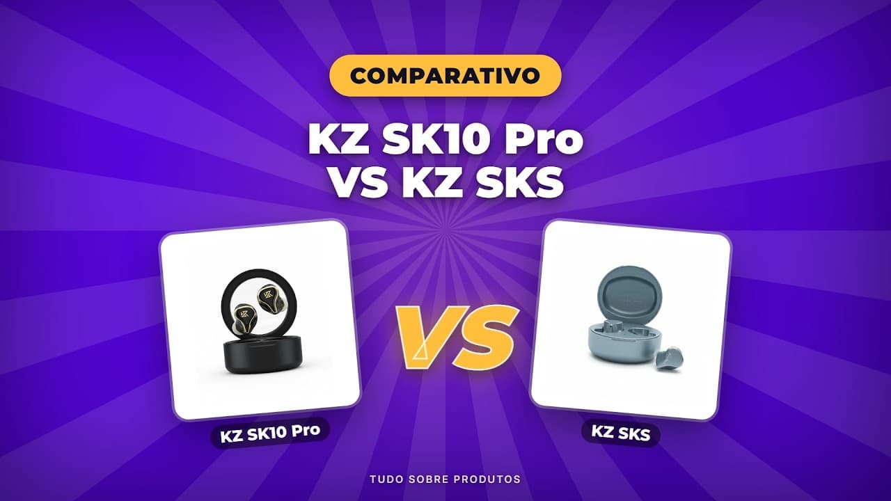 Capa do vídeo oficial: KZ SK10 Pro vs KZ SKS: O Confronto Definitivo! Qual escolher em 2026?