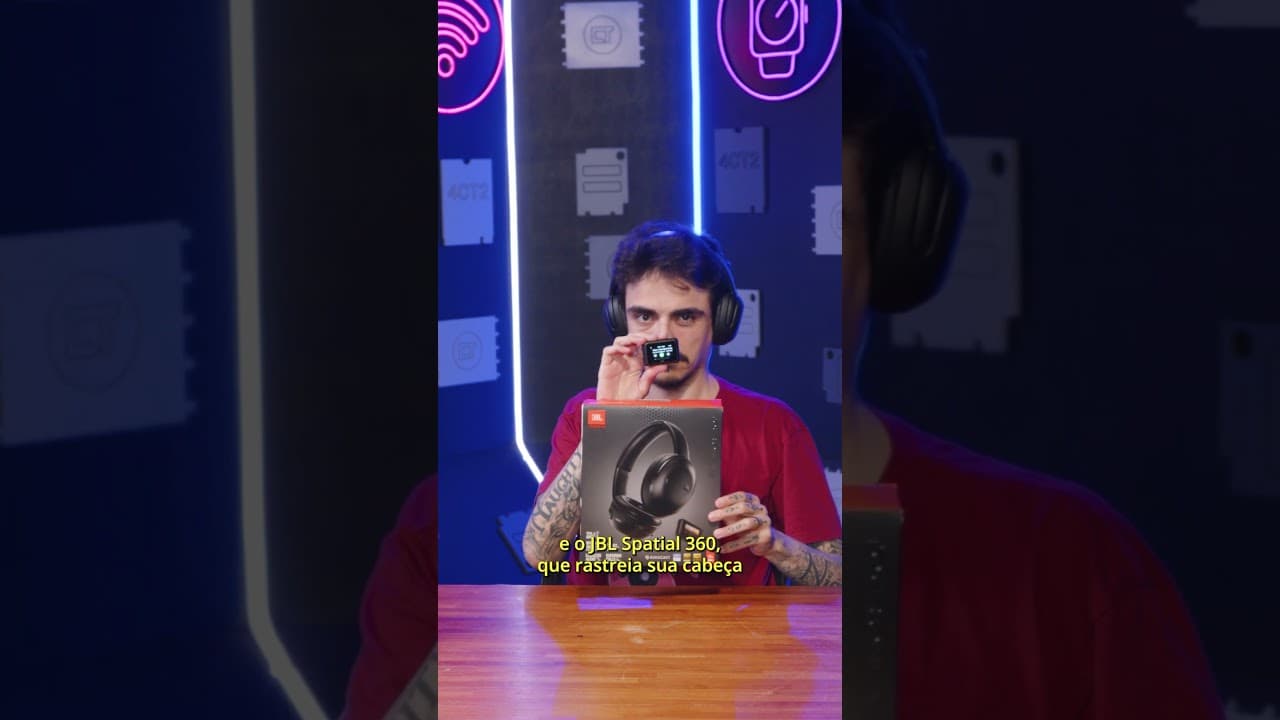 Thumbnail do vídeo Conheça o JBL TOUR ONE M3: Conforto extremo com cancelamento de ruído de última geração!