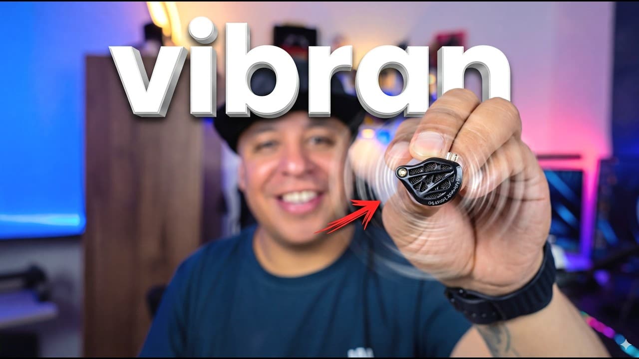 Thumbnail do vídeo 😱 Esto NO debería existir… Los audífonos KZ que VIBRAN!!! 🔥 KZ VIBE X