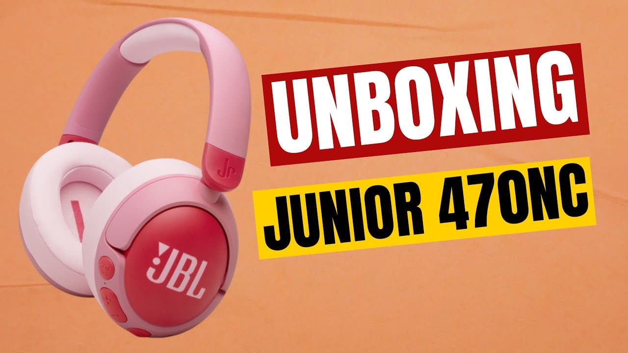 Thumbnail do vídeo Fones de Ouvido JBL Junior 470NC | Unboxing