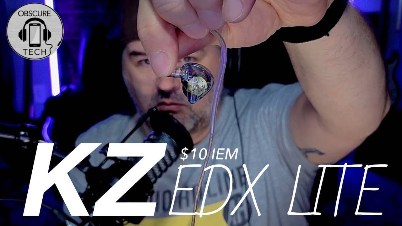 Thumbnail do vídeo Can The $10 KZ EDX LITE IEM’s Be The Budget Audio Champions?  Or Are The EDX PRO X Still My Go To?