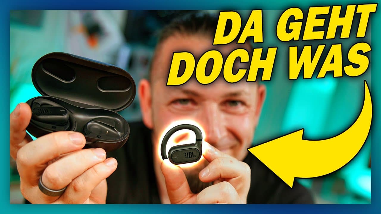 Thumbnail do vídeo Tragekomfort schlechthin, Eindrucksvolle Open-Ear Buds - JBL Soundgear Sense