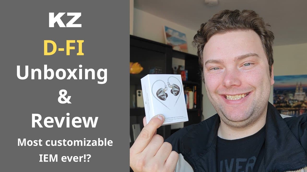 Thumbnail do vídeo KZ D-FI - Most customizable IEM under 30$/€