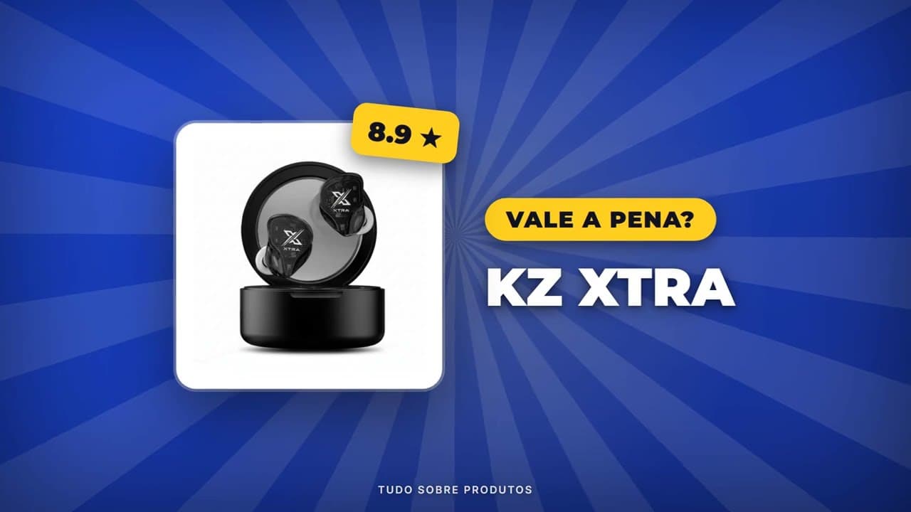 Capa do vídeo oficial: KZ XTRA: Análise COMPLETA e SINCERA! Vale a pena?