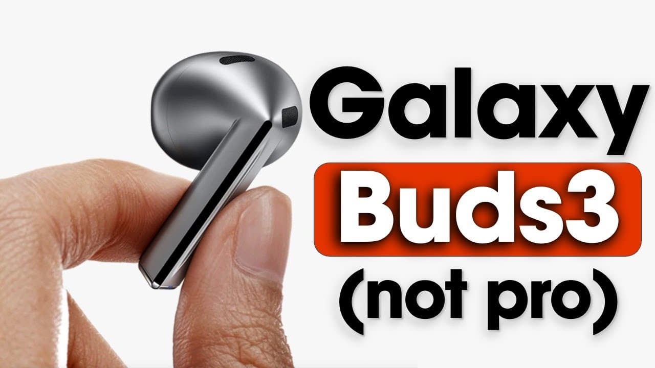 Thumbnail do vídeo Galaxy Buds3 (not Pro) First Impressions - Samsung's AirPods Alternative?
