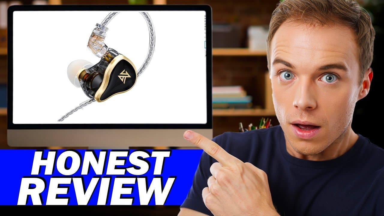 Thumbnail do vídeo KZ ZAS 7BA+1DD Earbuds Honest Review: Insane Soundstage or Just Overhyped IEMs?