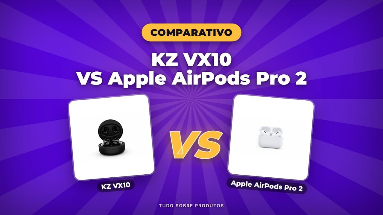 Capa do vídeo oficial: AirPods Pro 2 VS KZ VX10: Qual Fone É o Campeão de 2026?
