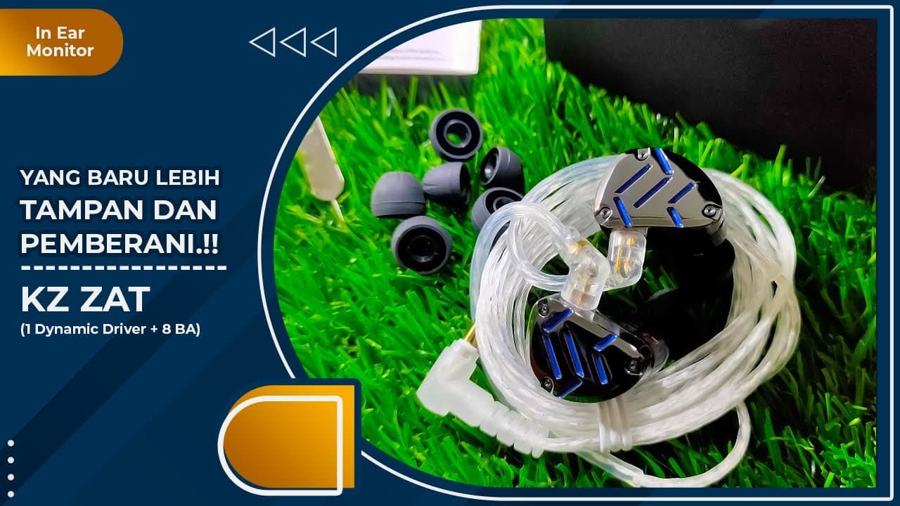 Thumbnail do vídeo Review KZ ZAT | IEM yang Ganteng Maksimal | Vindtech Review