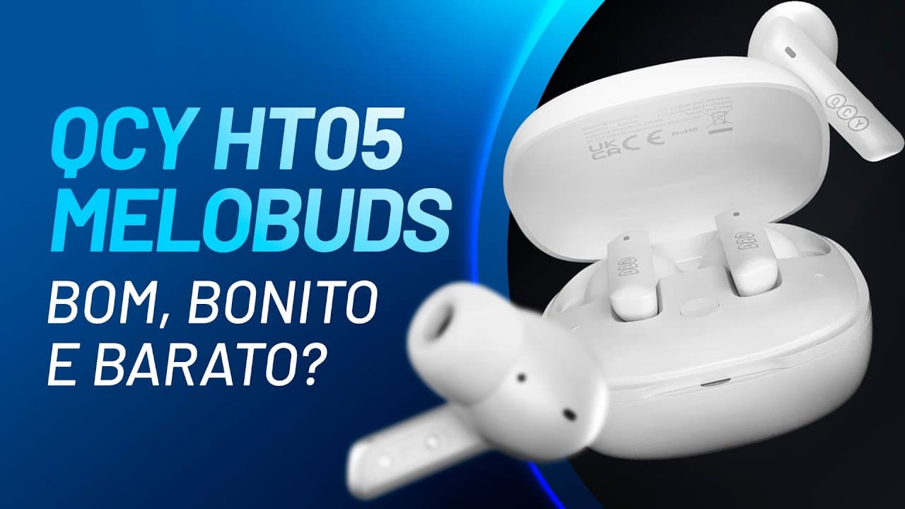 Thumbnail do vídeo QCY HT05 Melobuds: o preço é bom, mas e o fone?