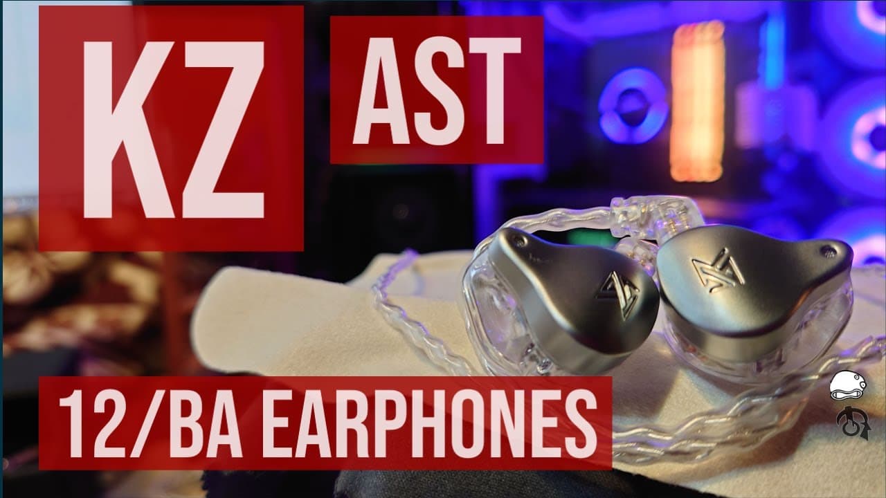 Thumbnail do vídeo KZ AST 12/BA Earphones Review