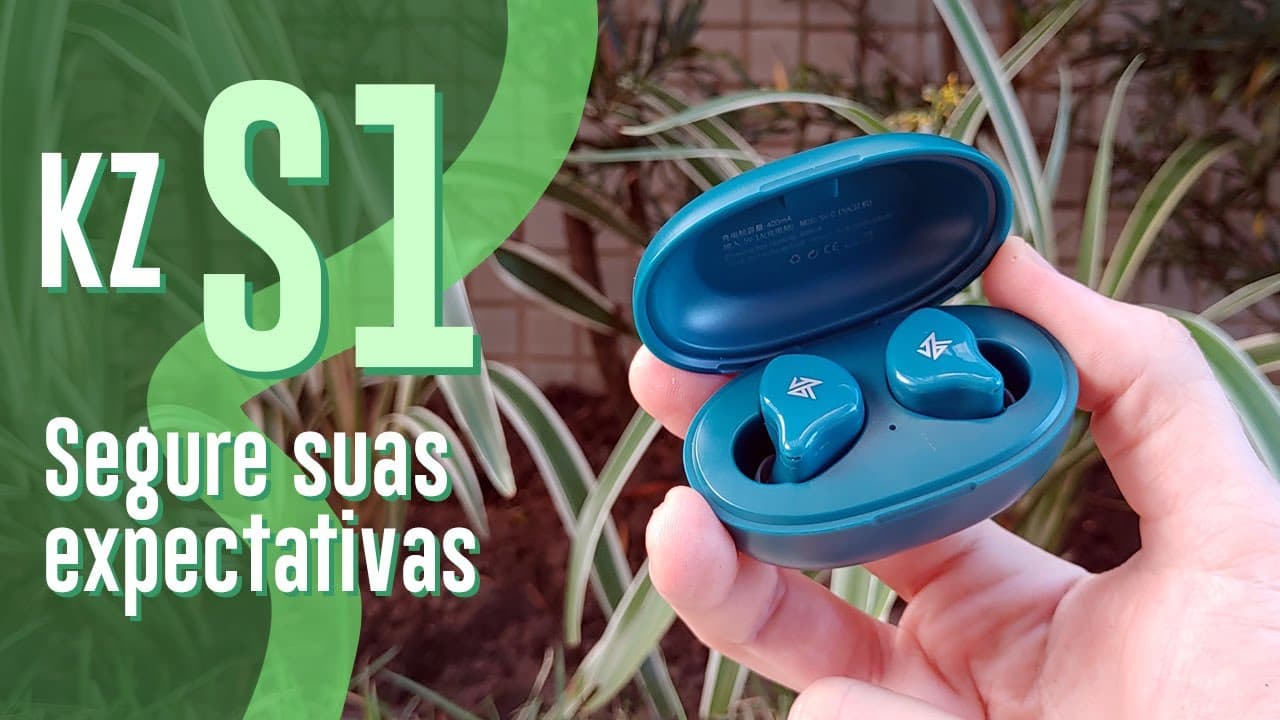 Thumbnail do vídeo É melhor segurar as expectativas. KZ S1 (Review / Fones Bluetooth)