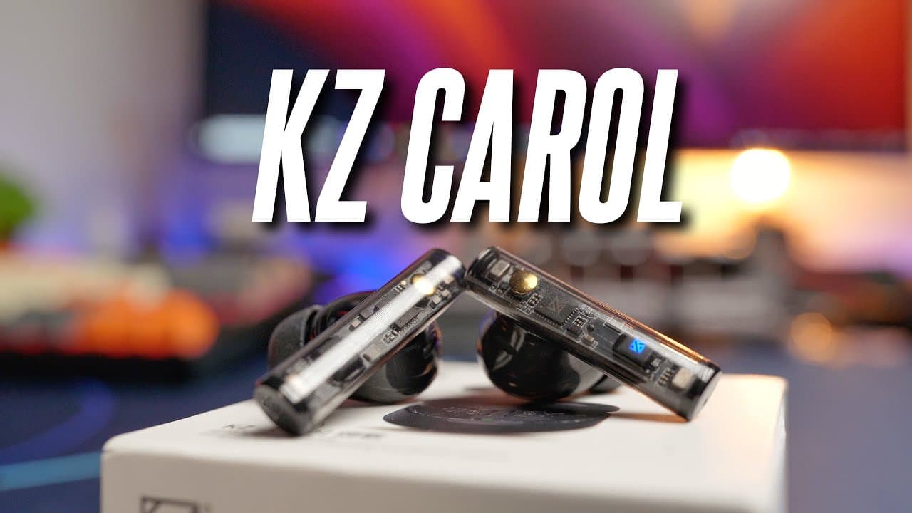 Thumbnail do vídeo MOST Beautiful Earbuds! ONE MASSIVE PROBLEM! KZ Carol Review!