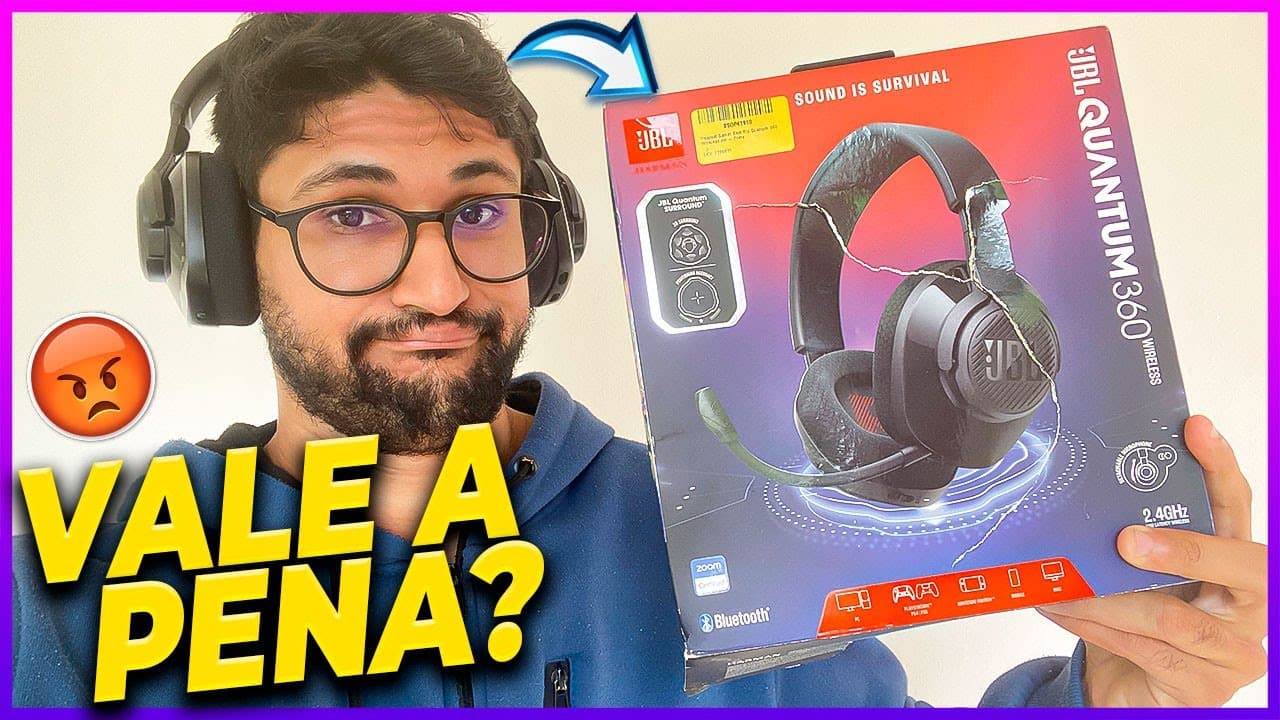 Thumbnail do vídeo JBL Headset Quantum 360 Wireless É bom? Vale a Pena? [REVIEW COMPLETO]