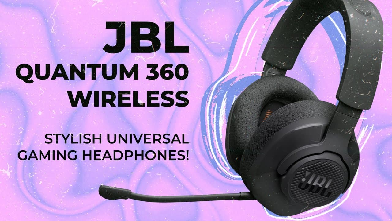 Thumbnail do vídeo JBL Quantum 360 Wireless - stylish universal gaming headphones!